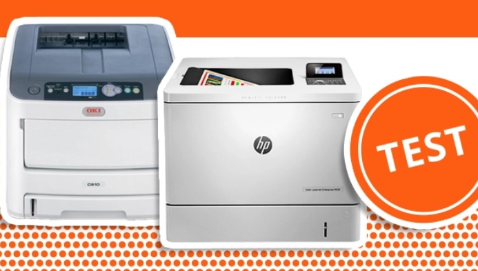 Drucker-Test: HP Color LaserJet Enterprise M553dn gegen OKI C610n