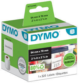 DYMO S0722440 Etiketten Rolle 54x70mm Papier 320 St. Weiss