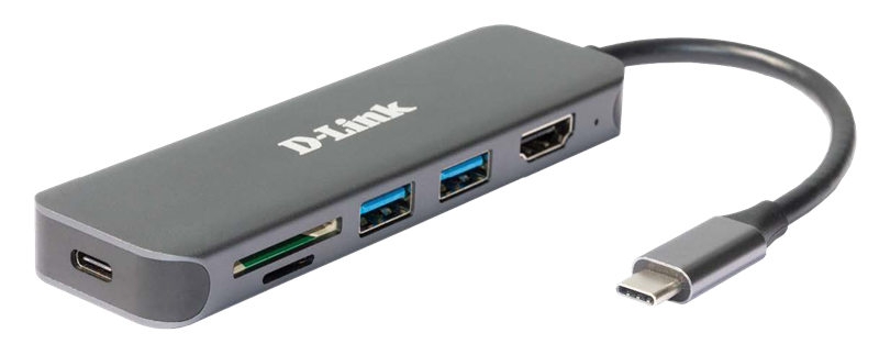 d-link-6-in-1-usb-c-hub-mit-hdmi-kartenleser-usb-c-ladeanschluss-grey-1