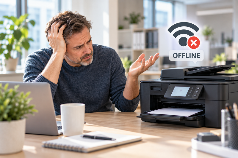 Drucker offline: So wird er wieder online