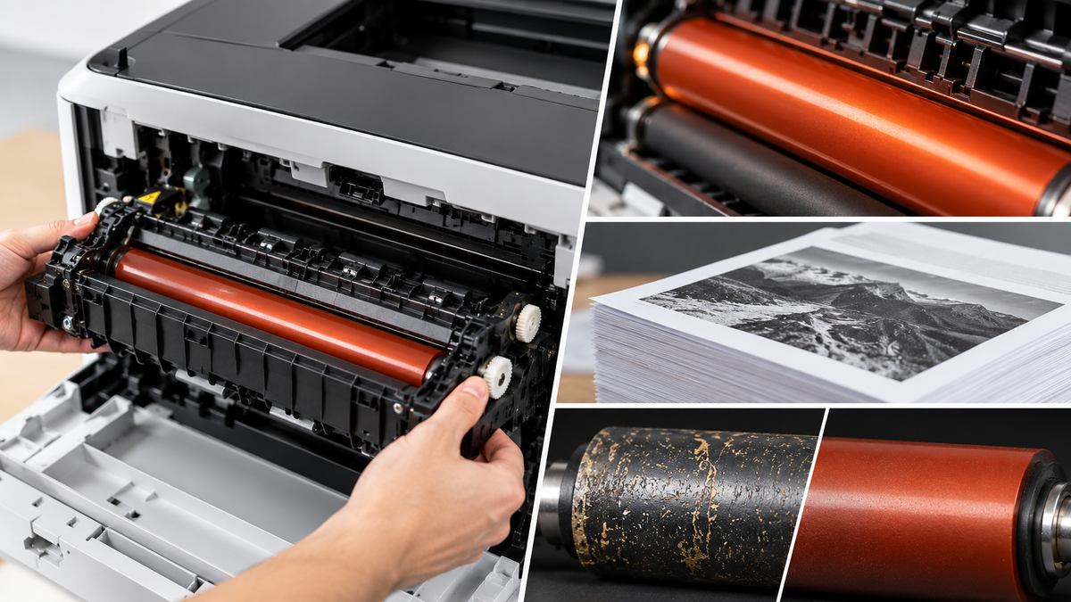 Fixiereinheit im Laserdrucker: Aufgabe, Lebensdauer, Verschleiß