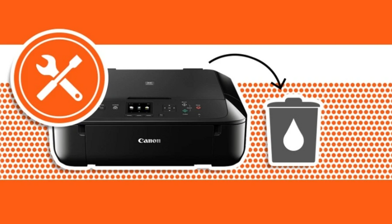 Wechsel des Resttintentanks beim Canon Pixma