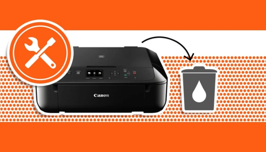 Wechsel des Resttintentanks beim Canon Pixma