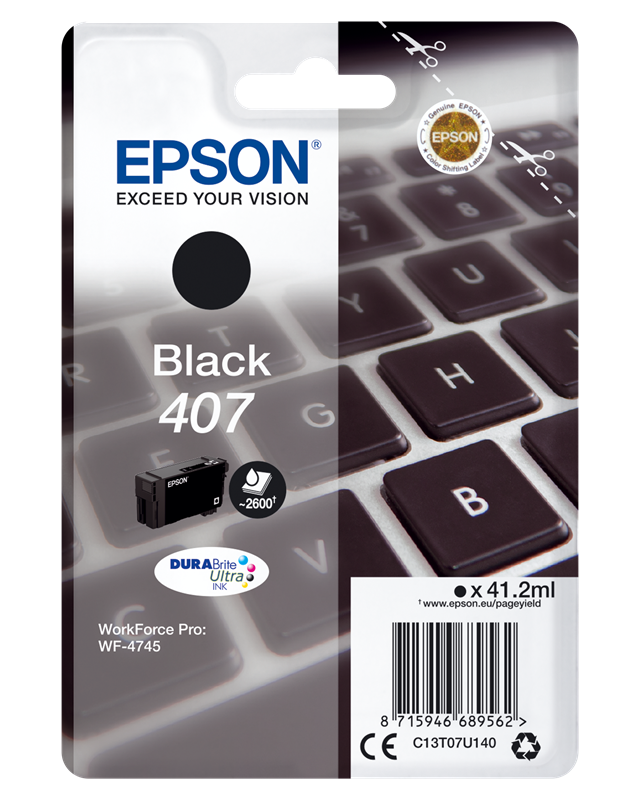 Druckerpatronen Epson 407 XL (Silo XL)