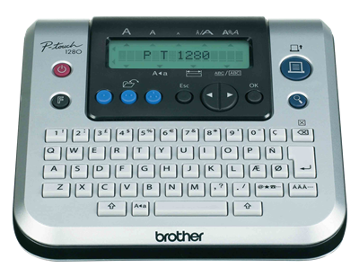 Brother P-touch 1280CB Schriftbänder