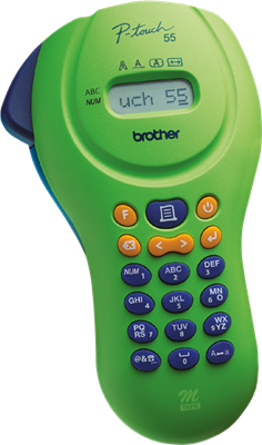 Brother P-touch 55 grün Schriftbänder