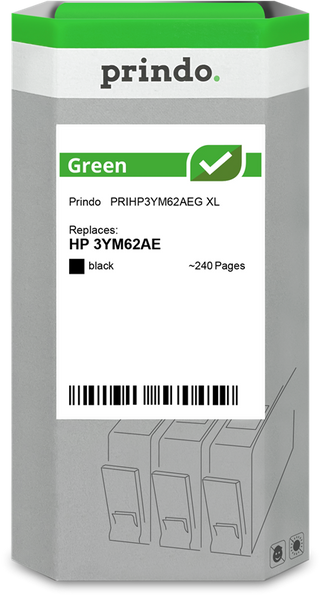 Prindo Green XL Druckerpatrone kompatibel mit HP 305 XL Schwarz
