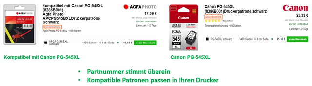 Kompatible Agfa Druckerpatronen