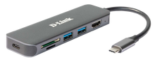 d-link-6-in-1-usb-c-hub-mit-hdmi-kartenleser-usb-c-ladeanschluss-grey-1