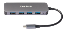 d-link-usb-c-hub-mit-4-usb-3-0-ports-inklusive-ladefunktion-grey-2