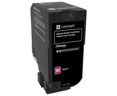 lexmark-74c2sm0-magenta-toner