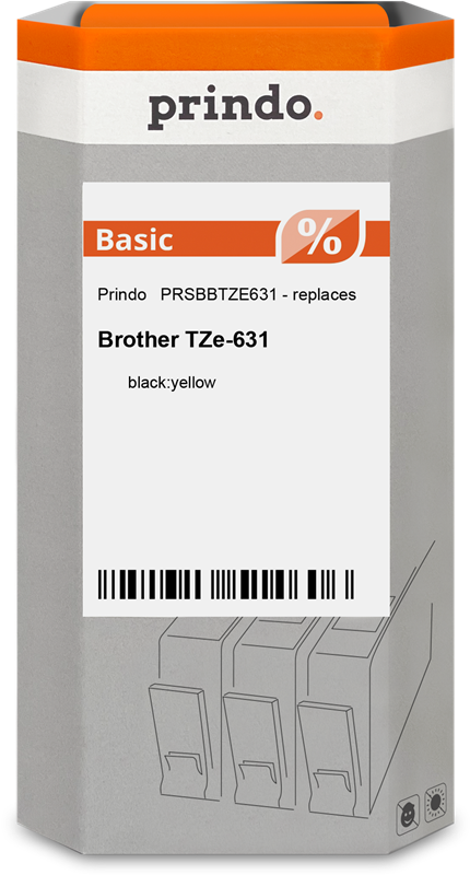 prindo-basic-schriftband-schwarz-auf-gelb