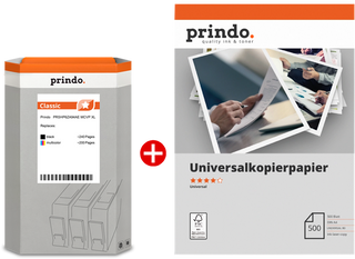 Prindo Classic XL Schwarz / mehrere Farben / Weiss Value Pack PRSHP6ZA94AE MCVP