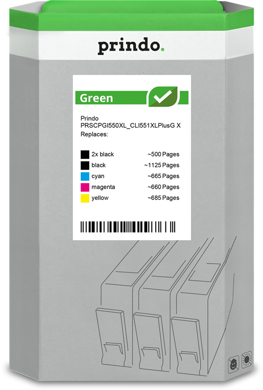 prindo-green-xl-multipack-schwarz-schwarz-cyan-magenta-gelb