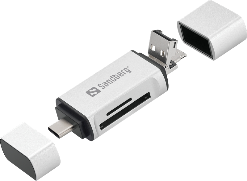sandberg-card-reader-usb-c-usb-microusb-silber-1